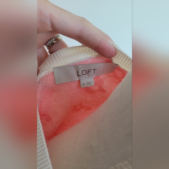 LOFT | Embroidered Floral Sweater - Picture 8 of 8